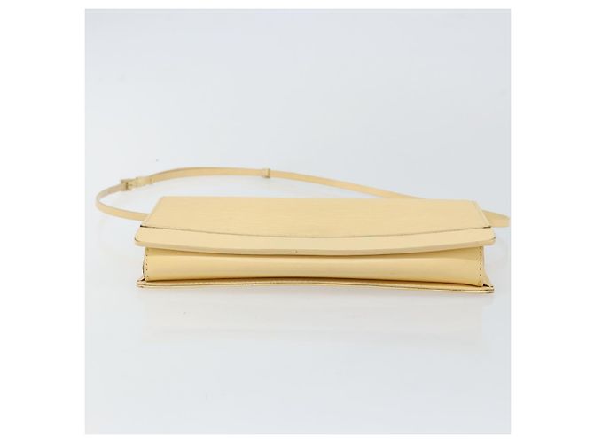 Borsa a Spalla Honfleur in Pelle Epi Louis Vuitton Vaniglia M5273A LV Auth 144438 - vista 5