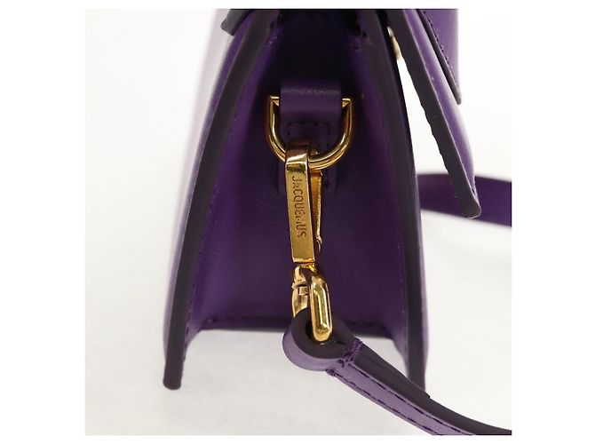 Mini borsa a mano in pelle 2 in 1 Jacquemus viola oro Auth 128506M D'oro Porpora - vista 19