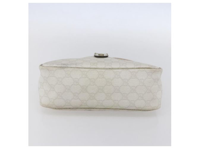 Gucci Borsa a spalla GG Supreme in PVC bianco e oro 190258 Auth 147063 D'oro - vista 5