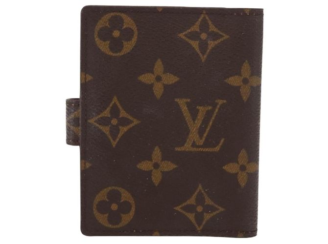 LOUIS VUITTON Monogramm Agenda Mini Deckel R20007 LV Auth 147101 - Ansicht 2