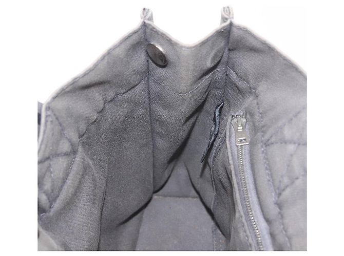 Hermès HERMES Borsa Fourre Tout PM Tela Grigia Argento Auth 144332 Marrone - vista 20