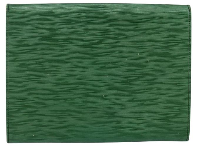 LOUIS VUITTON Clutch Jena Epi Verde M52724 LV Auth 144783 - vista 2