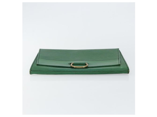 LOUIS VUITTON Clutch Jena Epi Verde M52724 LV Auth 144783 - vista 6