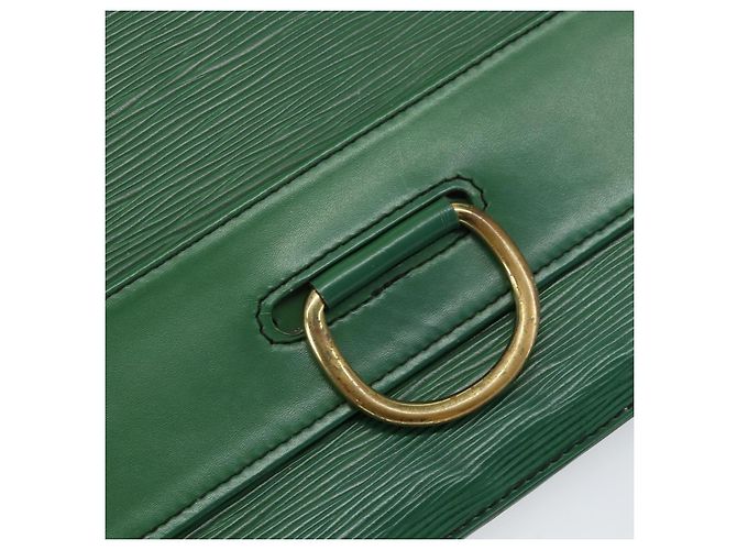 LOUIS VUITTON Clutch Jena Epi Verde M52724 LV Auth 144783 - vista 8