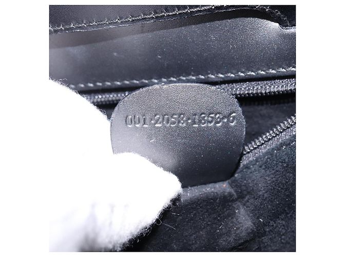 Borsa a mano in pelle GUCCI 2 in 1 Nera 001 2058 1853 6 Auth 145484 - vista 12