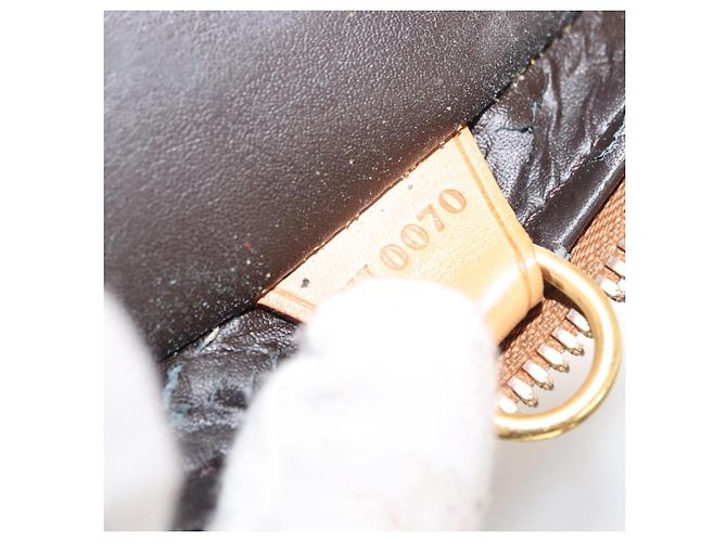 LOUIS VUITTON Borsa a Mano Monogram Vernis Van Damme Bronzo M91125 LV Auth ep11640 - vista 12