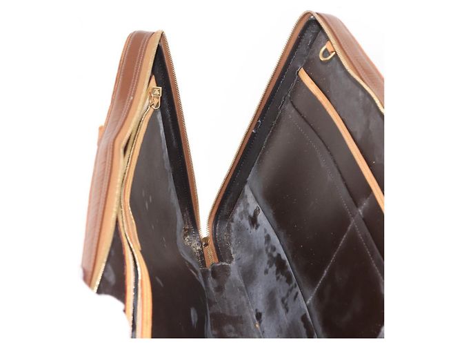 LOUIS VUITTON Borsa a Mano Monogram Vernis Van Damme Bronzo M91125 LV Auth ep11640 - vista 19