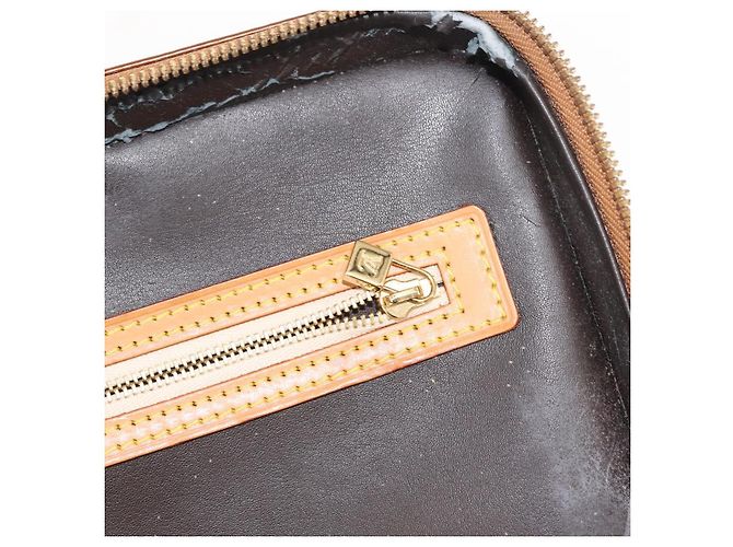 LOUIS VUITTON Borsa a Mano Monogram Vernis Van Damme Bronzo M91125 LV Auth ep11640 - vista 21