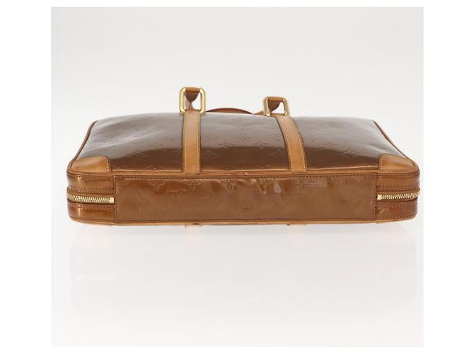 LOUIS VUITTON Borsa a Mano Monogram Vernis Van Damme Bronzo M91125 LV Auth ep11640 - vista 5