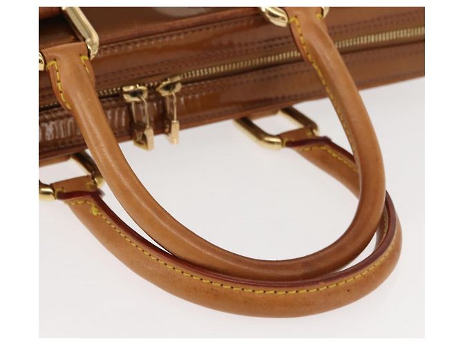 LOUIS VUITTON Borsa a Mano Monogram Vernis Van Damme Bronzo M91125 LV Auth ep11640 - vista 7