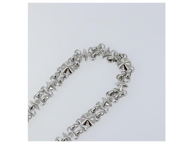 LOUIS VUITTON Cintura a Spalla in Catena Metal 23,2"" Argento LV Auth 150649 - vista 5