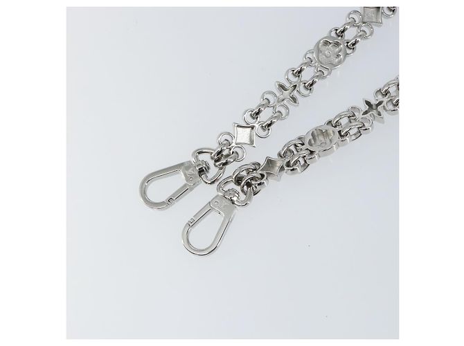 LOUIS VUITTON Cintura a Spalla in Catena Metal 23,2"" Argento LV Auth 150649 - vista 7