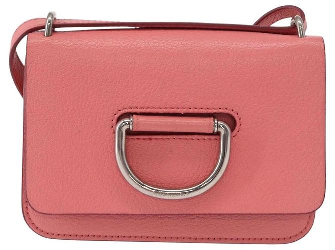 Borsa a Spalla in Pelle Rosa Oro Auth BA7701 di BURBERRY D'oro - vista 13