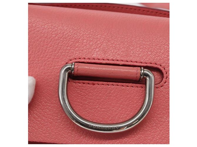 Borsa a Spalla in Pelle Rosa Oro Auth BA7701 di BURBERRY D'oro - vista 18