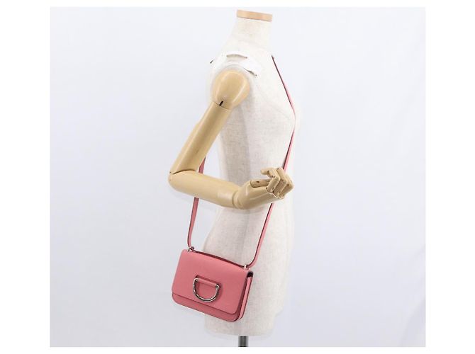 Borsa a Spalla in Pelle Rosa Oro Auth BA7701 di BURBERRY D'oro - vista 23