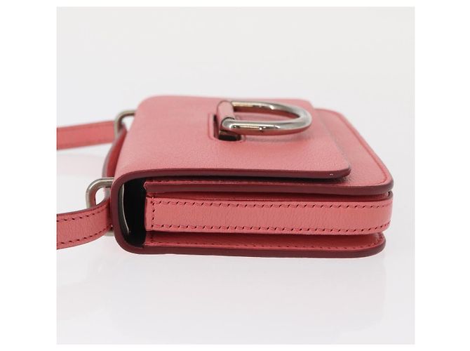 Borsa a Spalla in Pelle Rosa Oro Auth BA7701 di BURBERRY D'oro - vista 4