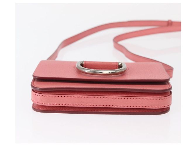 Borsa a Spalla in Pelle Rosa Oro Auth BA7701 di BURBERRY D'oro - vista 5