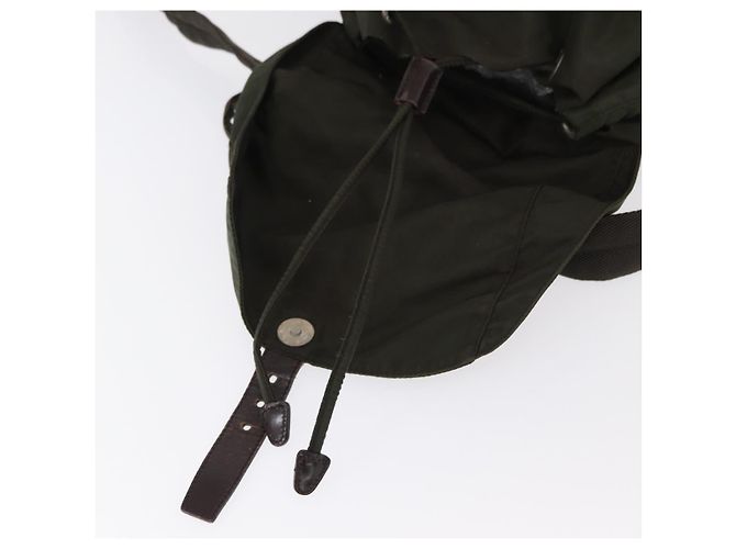 PRADA Backpack Nylon Khaki Silver Auth 151269 Silvery - view 24