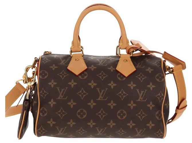 LOUIS VUITTON Borsa a Mano Monogram Speedy P9 Bandoulière 25 M24443 LV Auth 140686SM Monogramma - vista 13