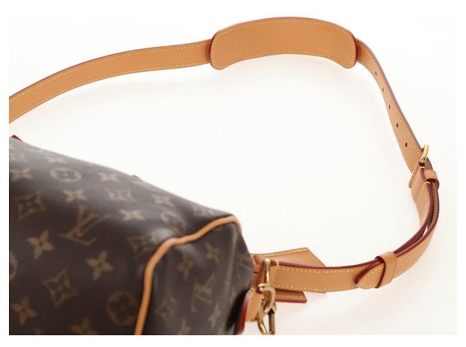 LOUIS VUITTON Borsa a Mano Monogram Speedy P9 Bandoulière 25 M24443 LV Auth 140686SM Monogramma - vista 17