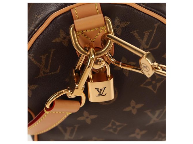 LOUIS VUITTON Borsa a Mano Monogram Speedy P9 Bandoulière 25 M24443 LV Auth 140686SM Monogramma - vista 22
