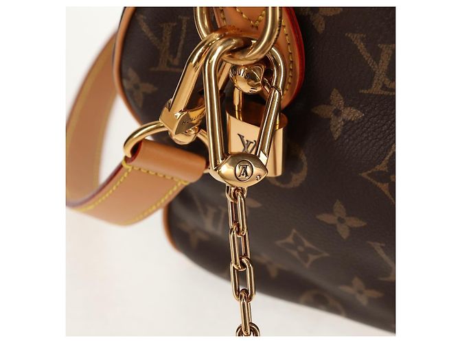LOUIS VUITTON Borsa a Mano Monogram Speedy P9 Bandoulière 25 M24443 LV Auth 140686SM Monogramma - vista 24