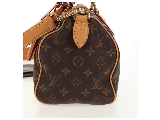 LOUIS VUITTON Borsa a Mano Monogram Speedy P9 Bandoulière 25 M24443 LV Auth 140686SM Monogramma - vista 3
