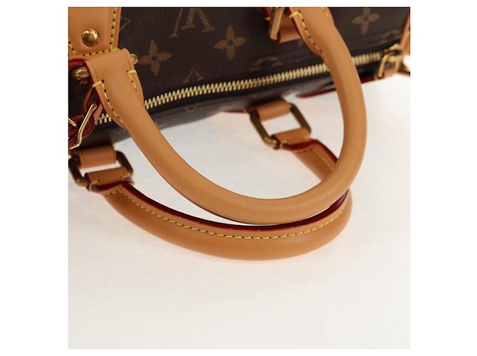LOUIS VUITTON Borsa a Mano Monogram Speedy P9 Bandoulière 25 M24443 LV Auth 140686SM Monogramma - vista 7