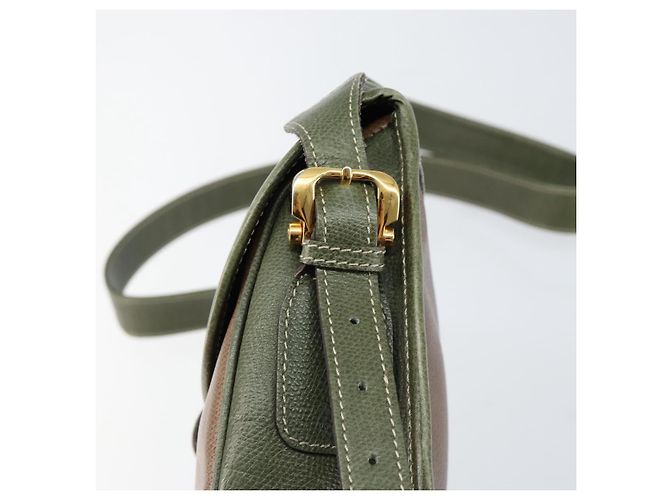 LOEWE Borsa a Spalla Anagram Pelle Oro Marrone Auth ep11747 D'oro - vista 10