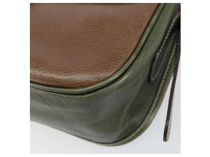 LOEWE Borsa a Spalla Anagram Pelle Oro Marrone Auth ep11747 D'oro - vista 14