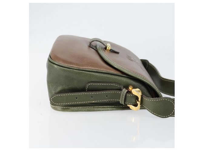 LOEWE Borsa a Spalla Anagram Pelle Oro Marrone Auth ep11747 D'oro - vista 3