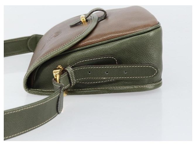 LOEWE Borsa a Spalla Anagram Pelle Oro Marrone Auth ep11747 D'oro - vista 4