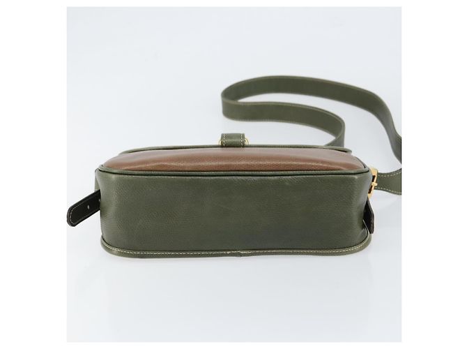 LOEWE Borsa a Spalla Anagram Pelle Oro Marrone Auth ep11747 D'oro - vista 5