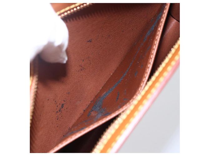LOUIS VUITTON Pochette Uomo Epi Borsa Marrone Zipangu Oro M52528 Auth ep11759 - vista 10