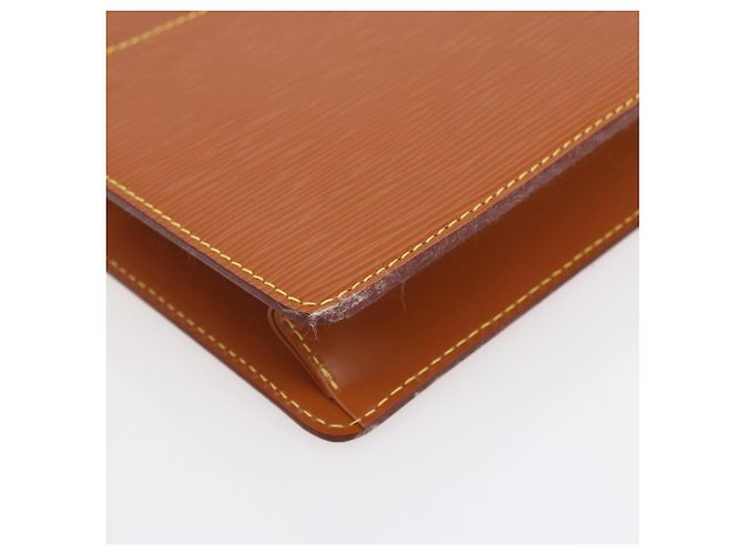 LOUIS VUITTON Pochette Uomo Epi Borsa Marrone Zipangu Oro M52528 Auth ep11759 - vista 14