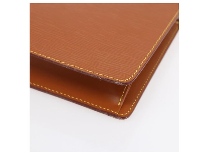 LOUIS VUITTON Pochette Uomo Epi Borsa Marrone Zipangu Oro M52528 Auth ep11759 - vista 15