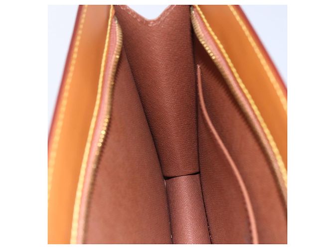 LOUIS VUITTON Pochette Uomo Epi Borsa Marrone Zipangu Oro M52528 Auth ep11759 - vista 19