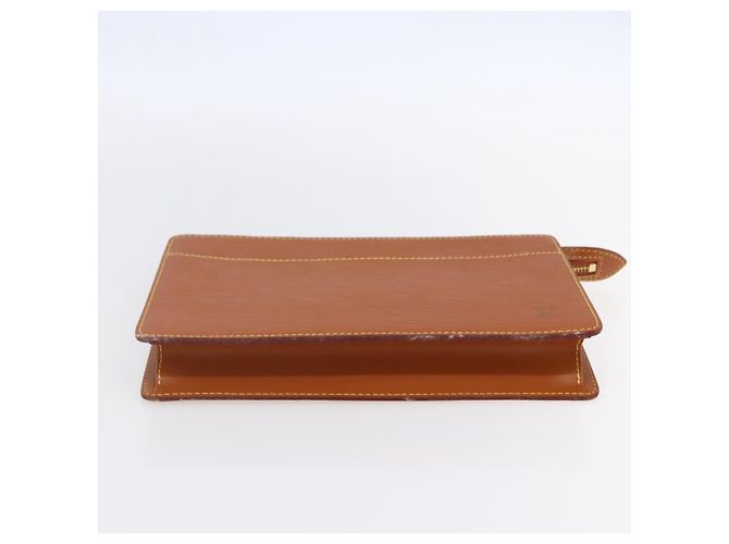 LOUIS VUITTON Pochette Uomo Epi Borsa Marrone Zipangu Oro M52528 Auth ep11759 - vista 6