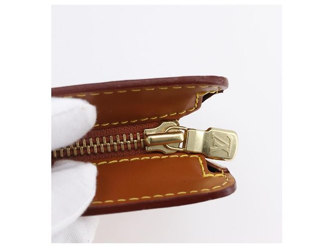 LOUIS VUITTON Pochette Uomo Epi Borsa Marrone Zipangu Oro M52528 Auth ep11759 - vista 8