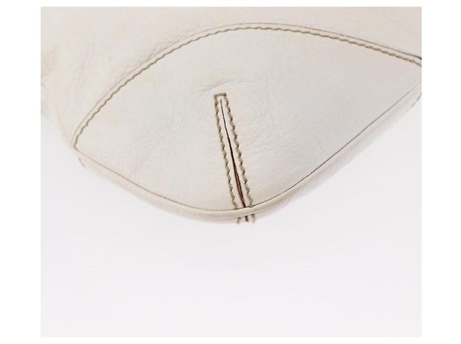 Sac à bandoulière en cuir Gucci Sherry Line avec chaîne blanche et dorée 153011 Auth ep11925 - vue 12
