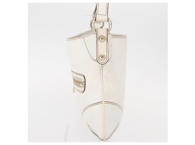Sac à bandoulière en cuir Gucci Sherry Line avec chaîne blanche et dorée 153011 Auth ep11925 - vue 4
