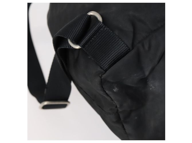 PRADA Backpack Nylon Black Silver Auth bs30573 Silvery - view 16