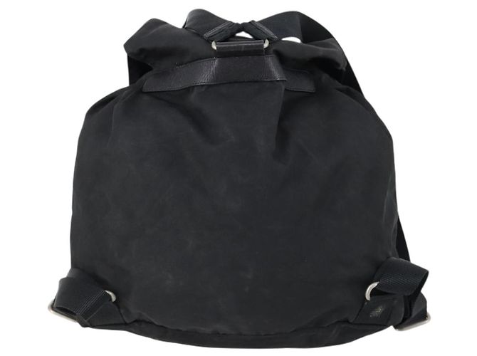 PRADA Backpack Nylon Black Silver Auth bs30573 Silvery - view 2