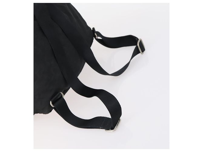 PRADA Backpack Nylon Black Silver Auth bs30573 Silvery - view 7