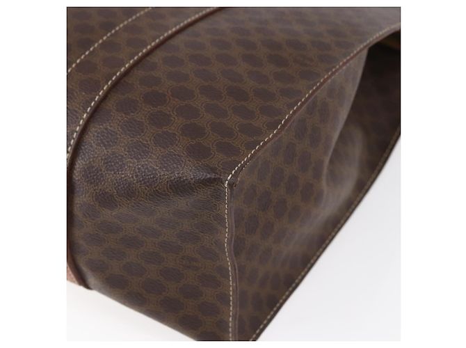 Céline CELINE Macadam Canvas Tote Bag PVC Braun Gold Auth ep11810 Golden - Ansicht 12