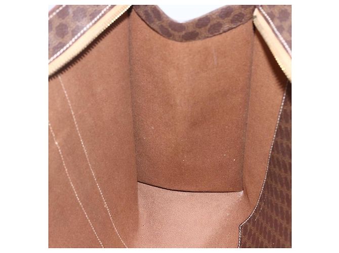Céline CELINE Macadam Canvas Tote Bag PVC Braun Gold Auth ep11810 Golden - Ansicht 19