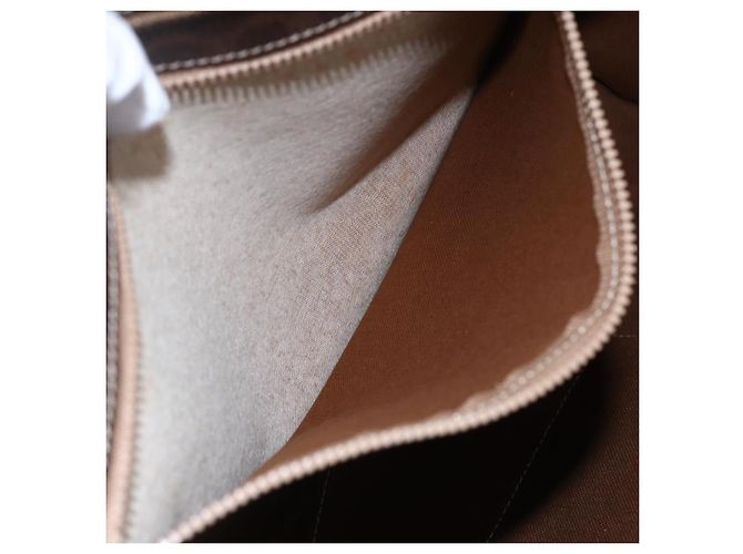 Céline CELINE Macadam Canvas Tote Bag PVC Braun Gold Auth ep11810 Golden - Ansicht 21