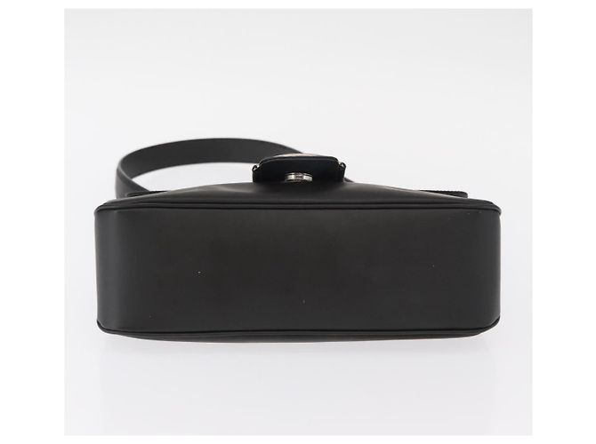 Borsa a Spalla Salvatore Ferragamo Vala in Pelle Nera Argento Autentica 152882 - vista 10