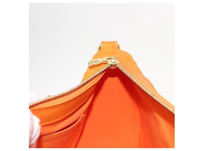 LOUIS VUITTON Borsa Epi Danura PM 2Way Arancio Mandarino M5891H LV Auth 146329 Arancione Grigio - vista 20