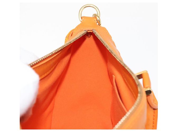 LOUIS VUITTON Borsa Epi Danura PM 2Way Arancio Mandarino M5891H LV Auth 146329 Arancione Grigio - vista 21